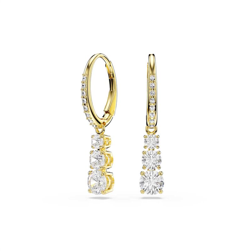 Swarovski Stilla Attract Hoop Earrings image number 0